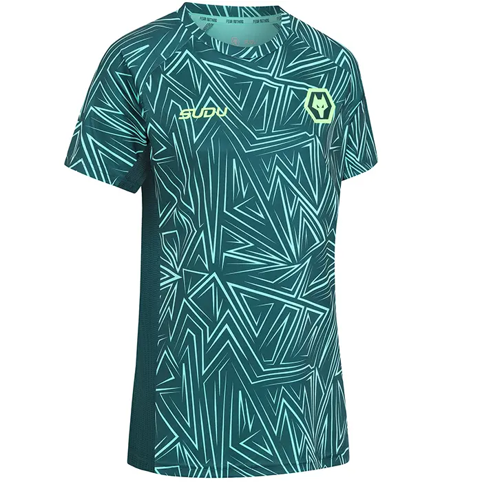 Wolverhampton Wanderers Shirt Store | 2025-26 Away Pre Match T-Shirt -Dark Green – Women Collection Wolverhampton Wanderers Official Gear